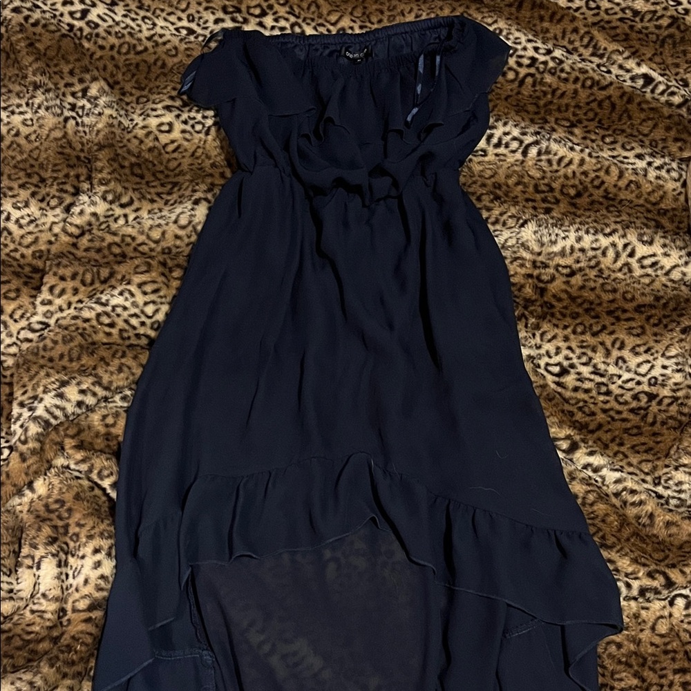 Ocean Drive Navy High Low Dress
